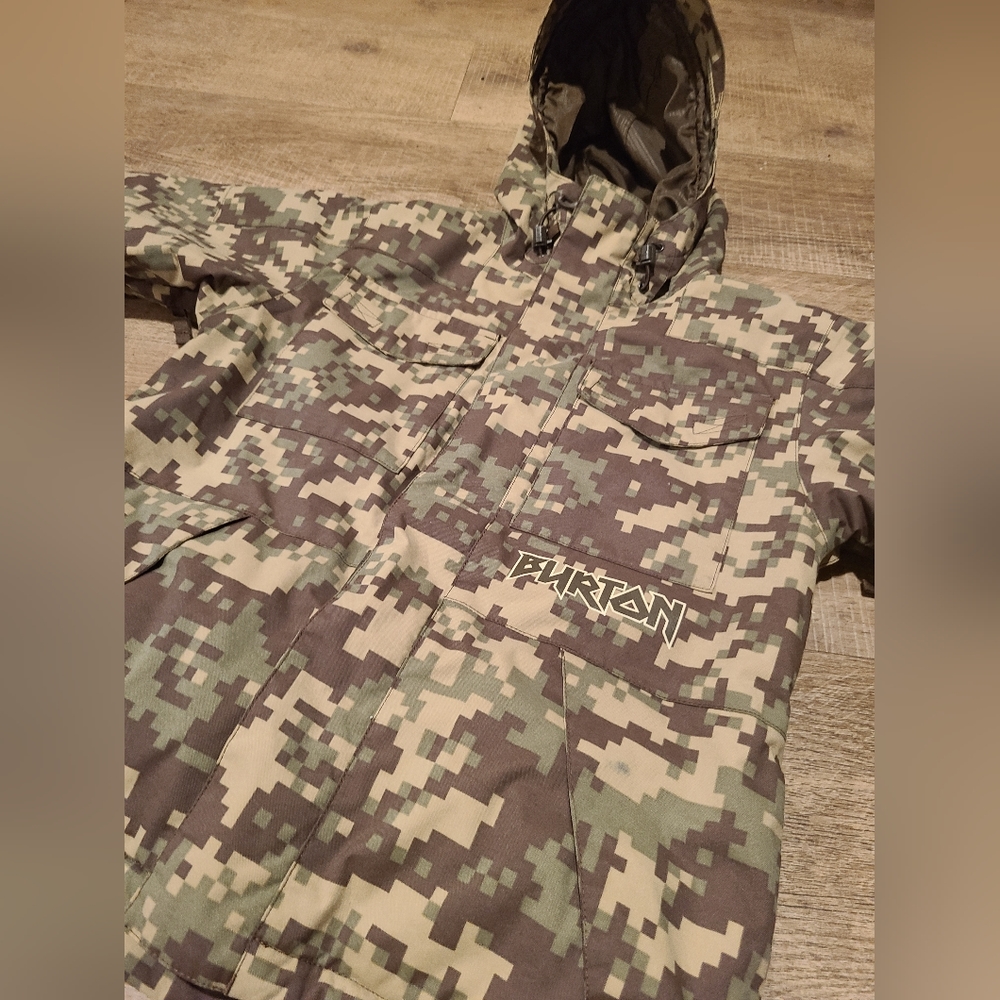 boys Snow Jacket Camo Burton